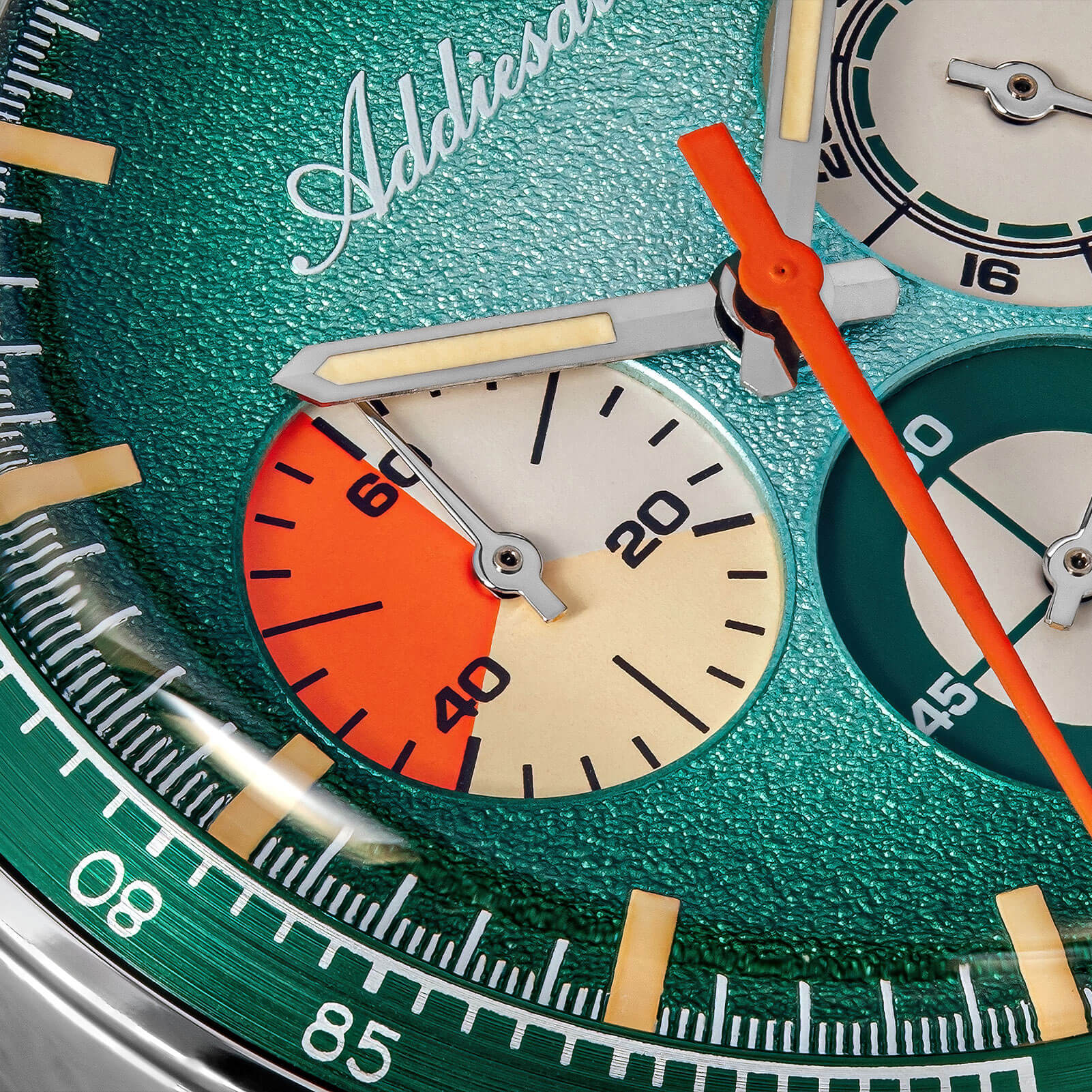★India Warehouse★ADDIESDIVE 37mm Luxury Quartz Chronograph Watch AD2551