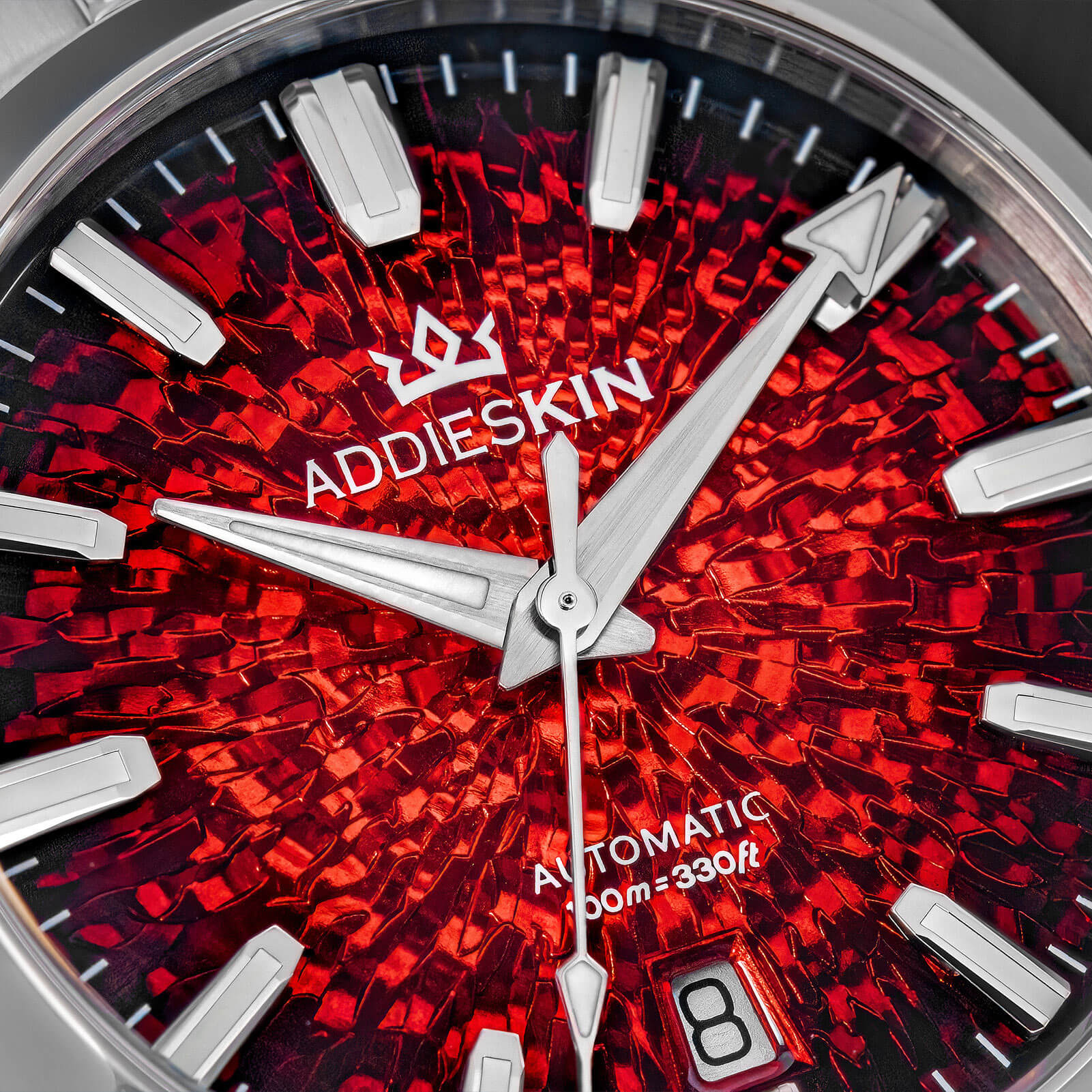 AddiesKIN 38mm Ice Crack Dial Miyota 9015 Men’s Watch K003
