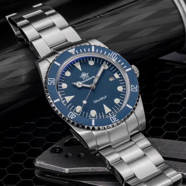 U.S. Warehouse -ADDIESDIVE 39mm Quartz Watch with Bi-directional Rotating Bezel AD2068