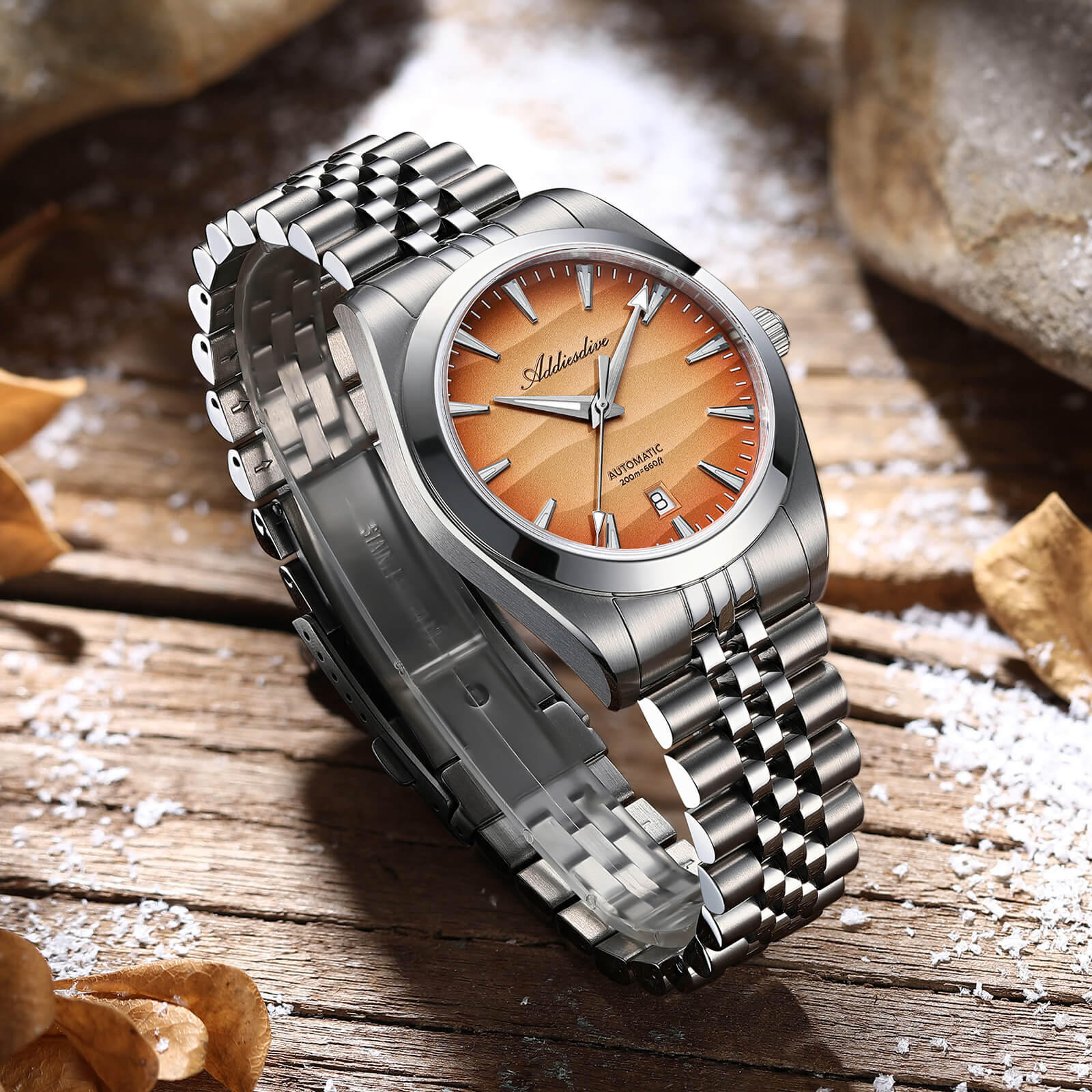 Addiesdive 39mm “Desert Mirage” Automatic Watch AD2540