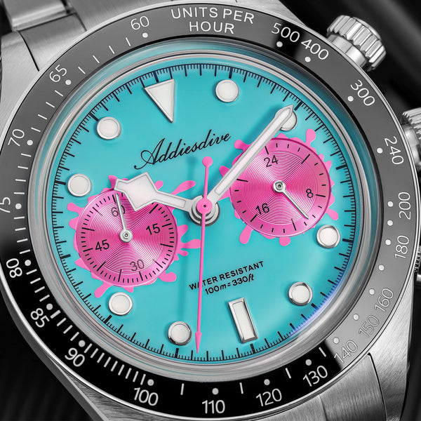 ★New Arrival★ADDIESDIVE 40mm VK64 Chronograph Watch AD2520