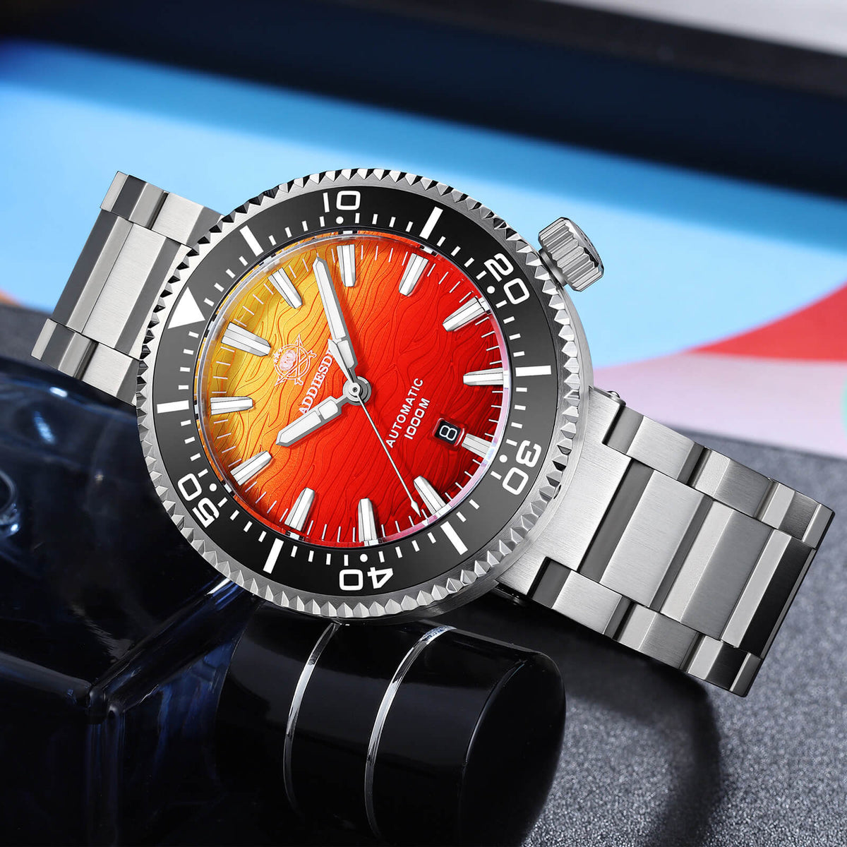 🔥Summer Sale🔥Addiesdive 46mm Puck Style Diver Watch AD2526 – 1000M Wat