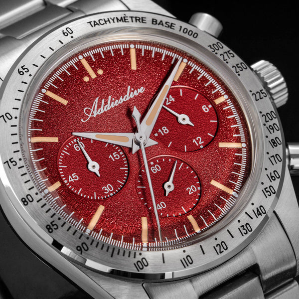 🔥EarlyBird🔥ADDIESDIVE 37mm 0s20 Chronograph Watch AD2552