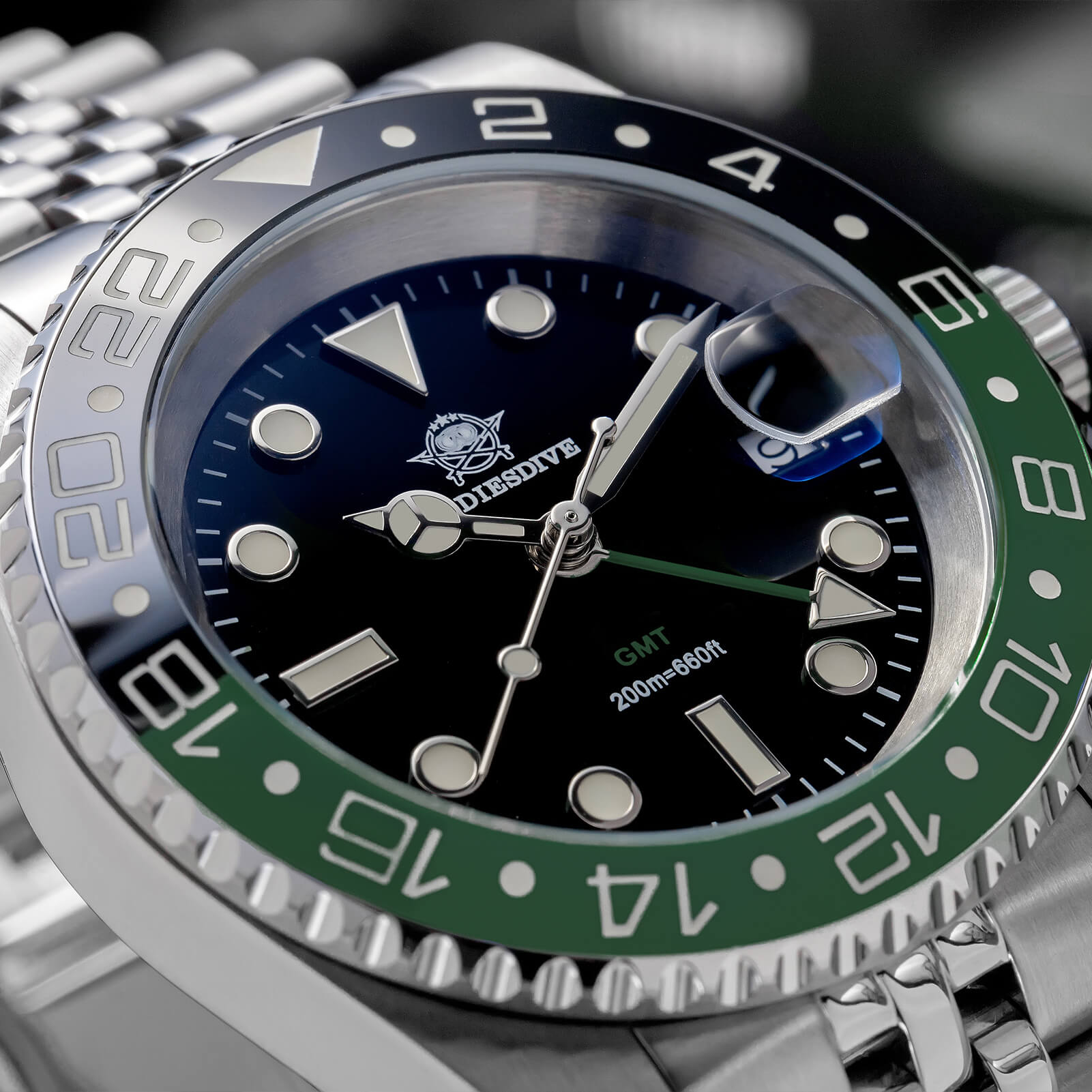 🔥Halloween Sale🔥ADDIESDIVE Water Ghost Luxury Dive Watch GMT Quartz Watch AD2050-with Calendar