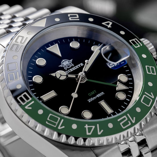 🔥Halloween Sale🔥ADDIESDIVE Water Ghost Luxury Dive Watch GMT Quartz Watch AD2050-with Calendar