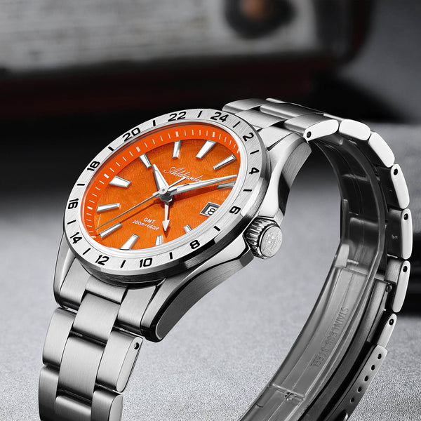 ADDIESDIVE 38mm GMT Quartz Watch RONDA515 Movement（AD2548）