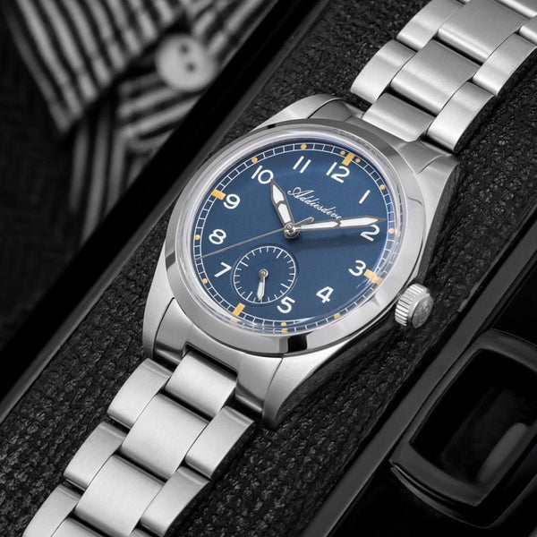 ★India Warehouse★ADDIESDIVE 36mm VH60 Vintage Pilot Watch（AD2099）