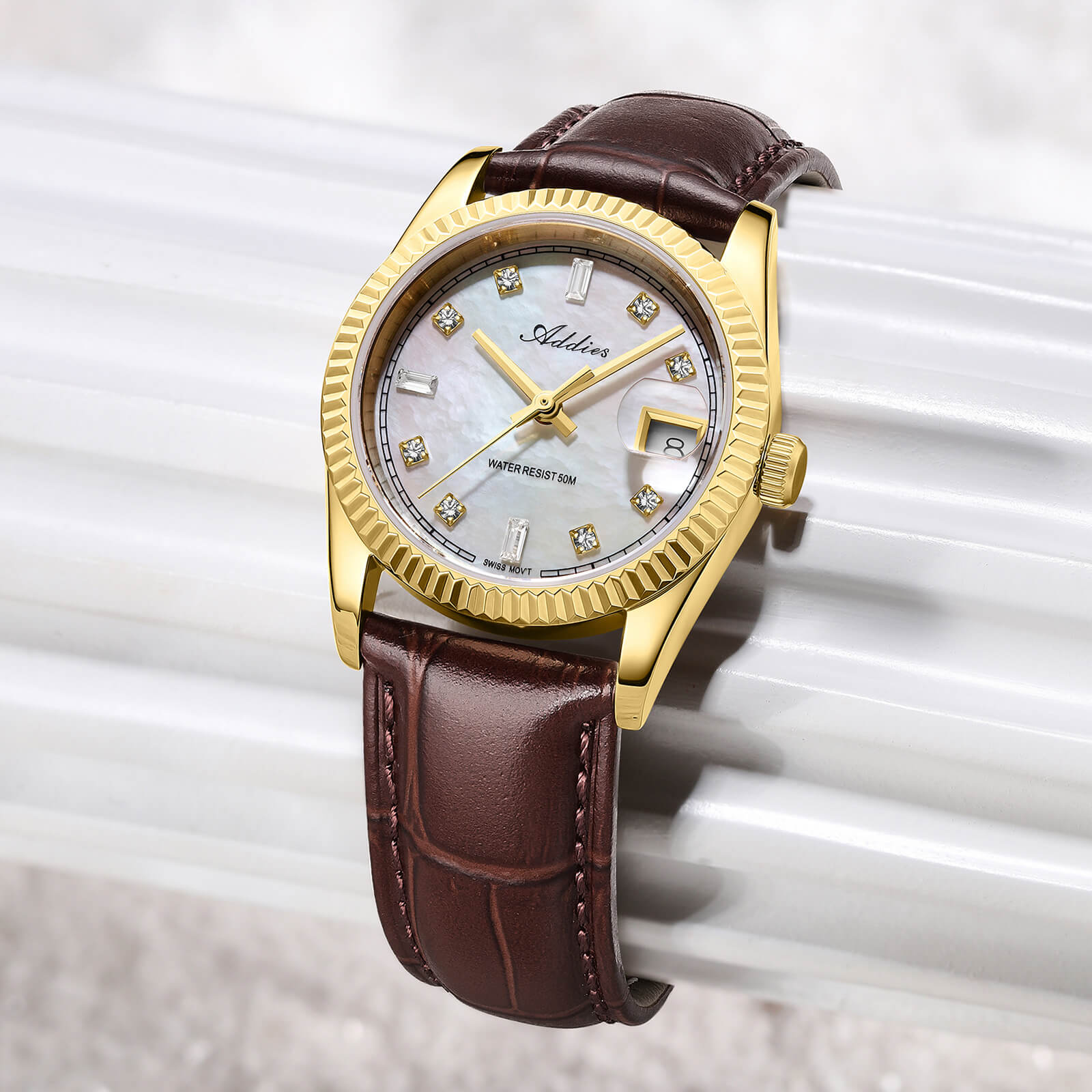 Addies 28mm Women’s Mop Luxury Quartz Watch AW25905