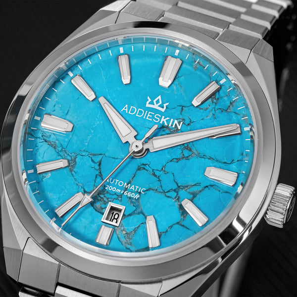 AddiesKIN 40mm Natural Stone Dial Miyota 9015 Luxury Automatic Watch K010