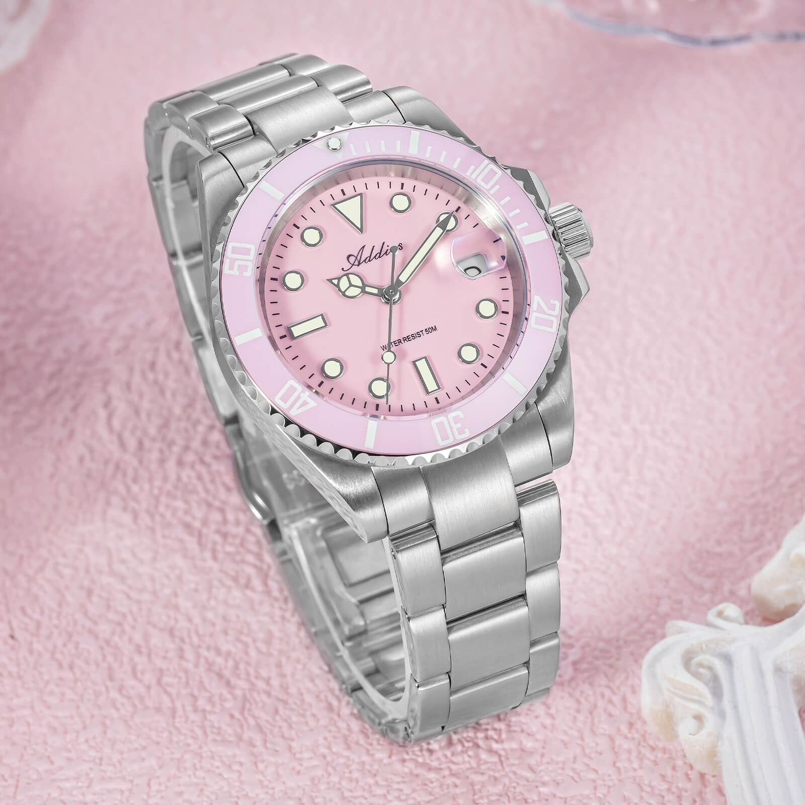 Addies Luxury Stainless Steel Quartz Watch AW25902