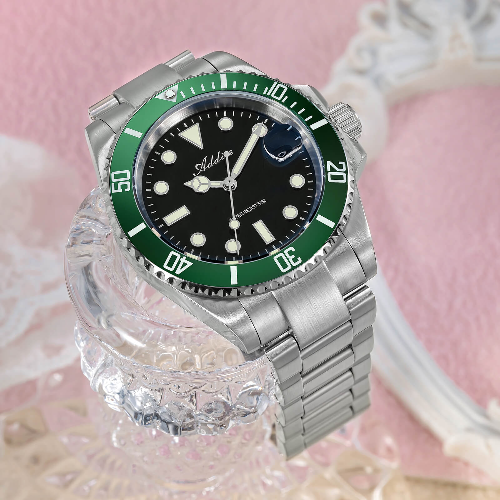 Addies Luxury Stainless Steel Quartz Watch AW25902