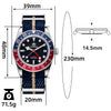 U.S. Warehouse -ADDIESDIVE 39mm BB58 GMT Quartz Watch AD2044