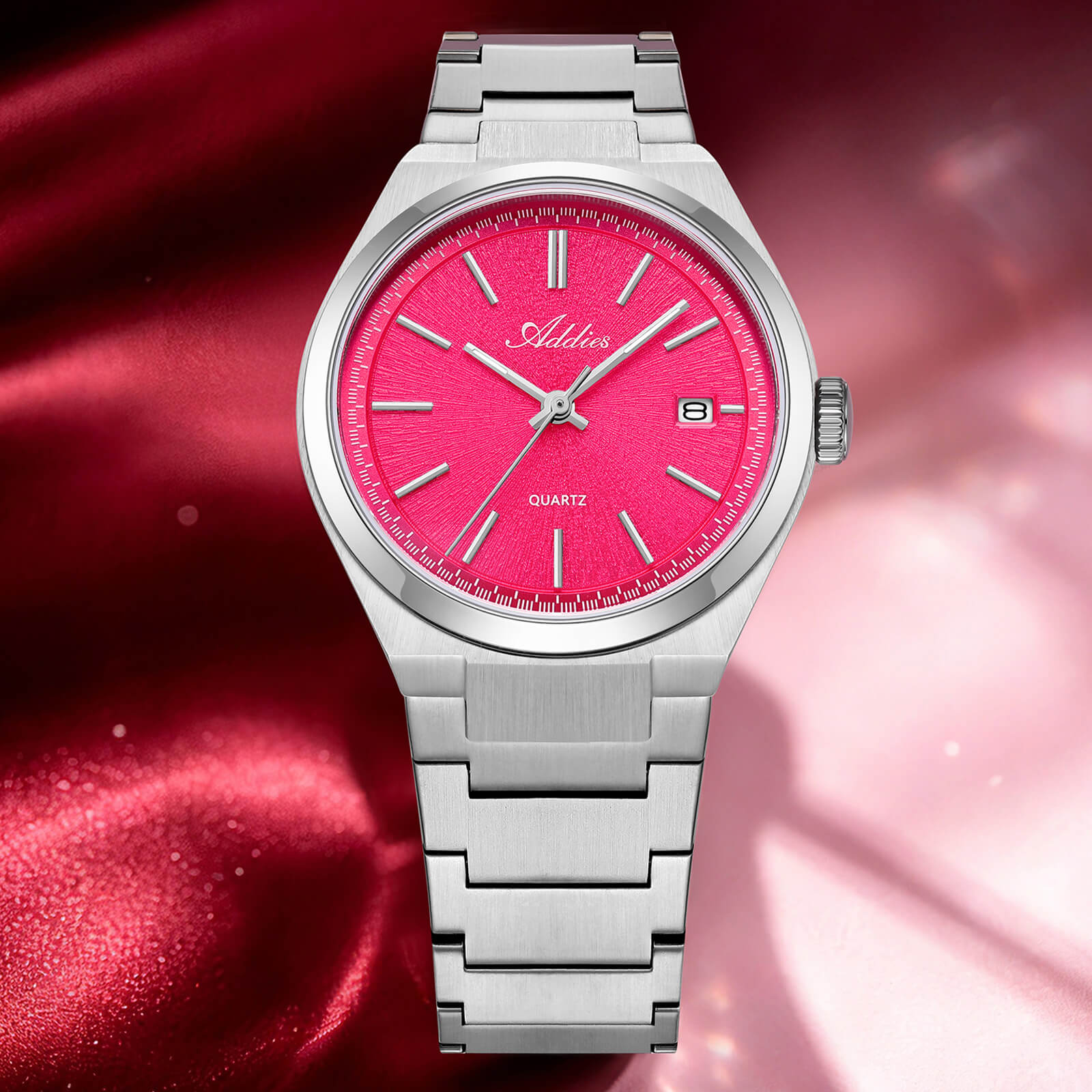 🔥Halloween Sale🔥Addies Classic 35mm Slim Sapphire Crystal Quartz Watch AW25910