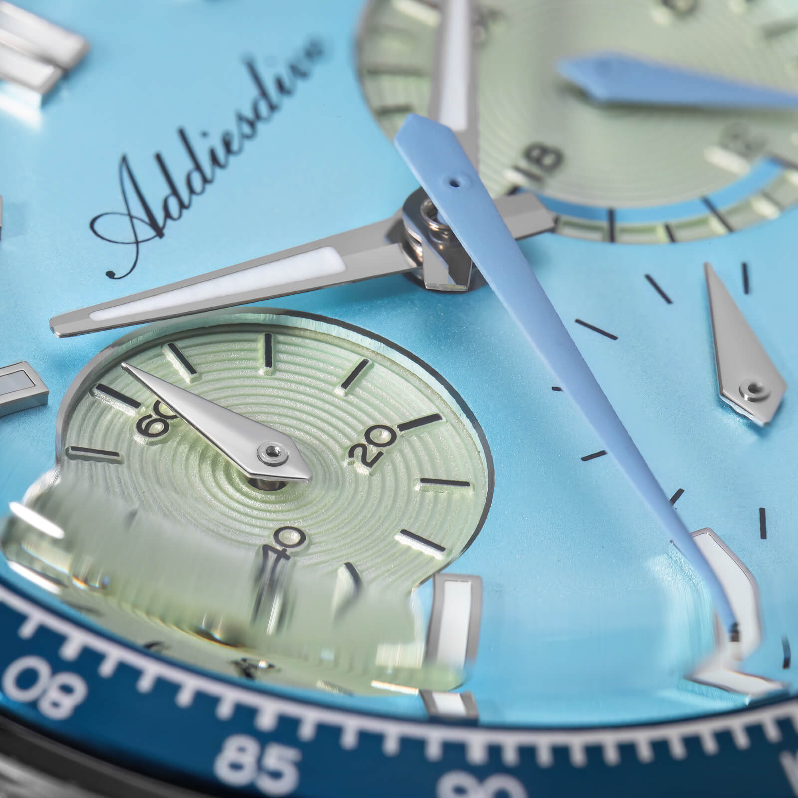 ★Xmas Sale★ADDIESDIVE 37mm VK63 Racing Chronograph Quartz Watch AD2539