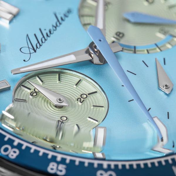 ★Xmas Sale★ADDIESDIVE 37mm VK63 Racing Chronograph Quartz Watch AD2539