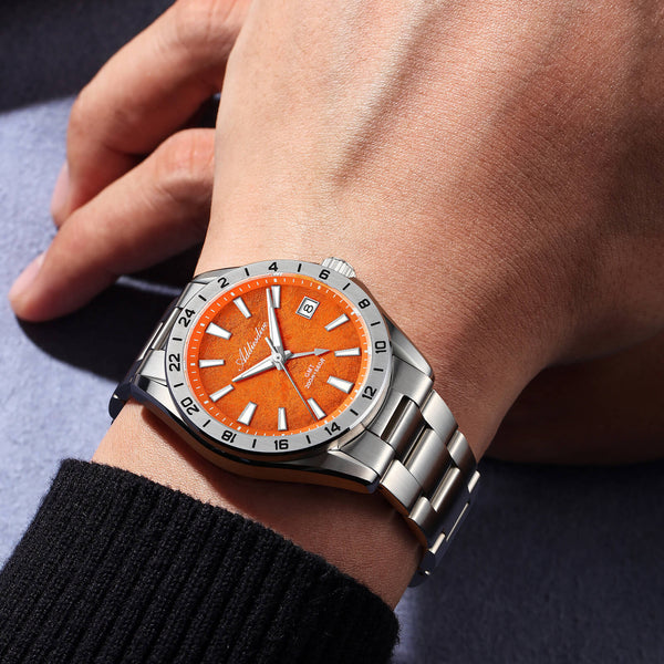 ADDIESDIVE 38mm GMT Quartz Watch RONDA515 Movement（AD2548）