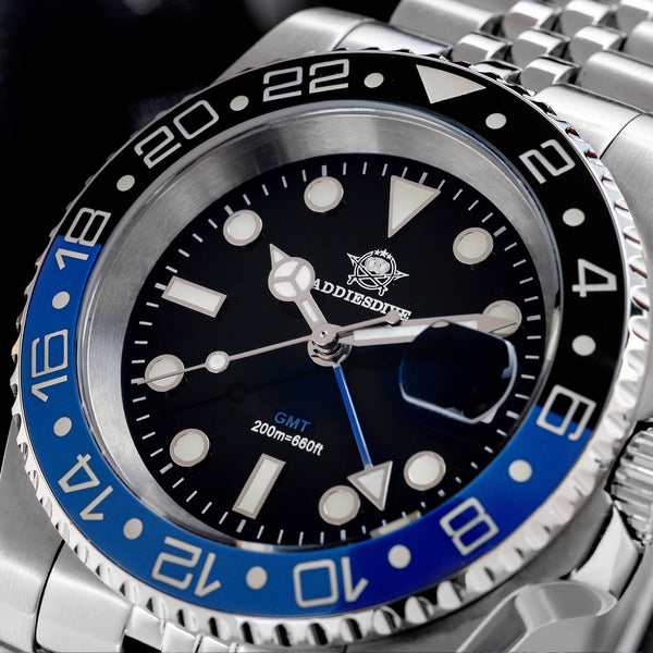 ☆Summer Sale☆ADDIESDIVE Water Ghost Luxury Dive Watch GMT