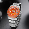 🔥Halloween Sale🔥AddiesKIN 40mm Sardonyx Stone Dial Ceramic Bezel ST2130 Luxury Automatic Dive Watch K012