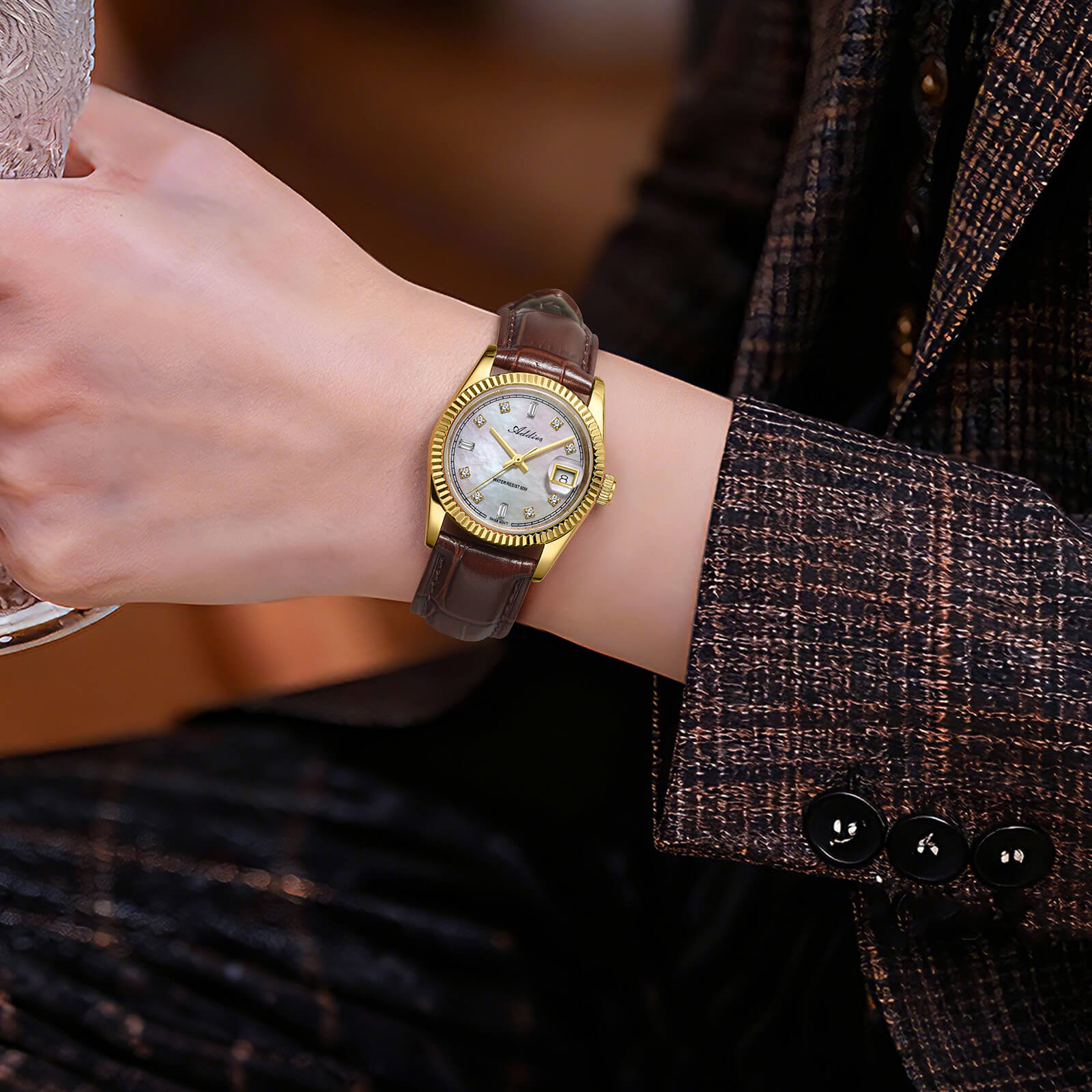 Addies 28mm Women’s Mop Luxury Quartz Watch AW25905