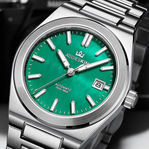 ★Xmas Sale★AddiesKIN 39mm MOP Dial Miyota 9015 Men’s Watch K008