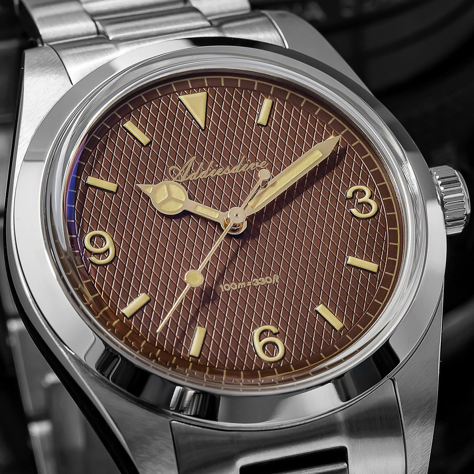 ★India Warehouse★ADDIESDIVE 36mm Explore Dive Watch VH31 Quartz Watch AD2096