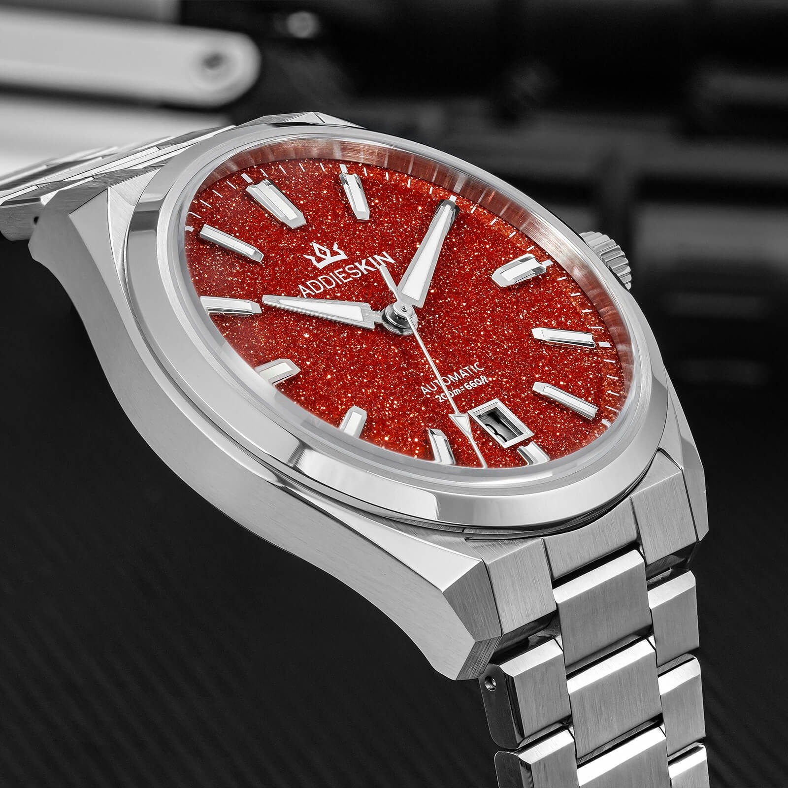 AddiesKIN 40mm Natural Stone Dial Miyota 9015 Luxury Automatic Watch K010
