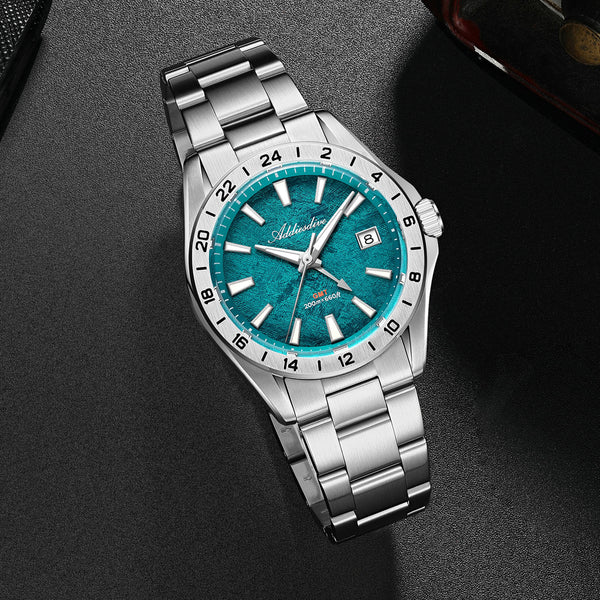 ADDIESDIVE 38mm GMT Quartz Watch RONDA515 Movement（AD2548）
