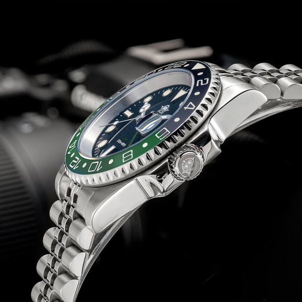 🔥Halloween Sale🔥ADDIESDIVE Water Ghost Luxury Dive Watch GMT Quartz Watch AD2050-with Calendar
