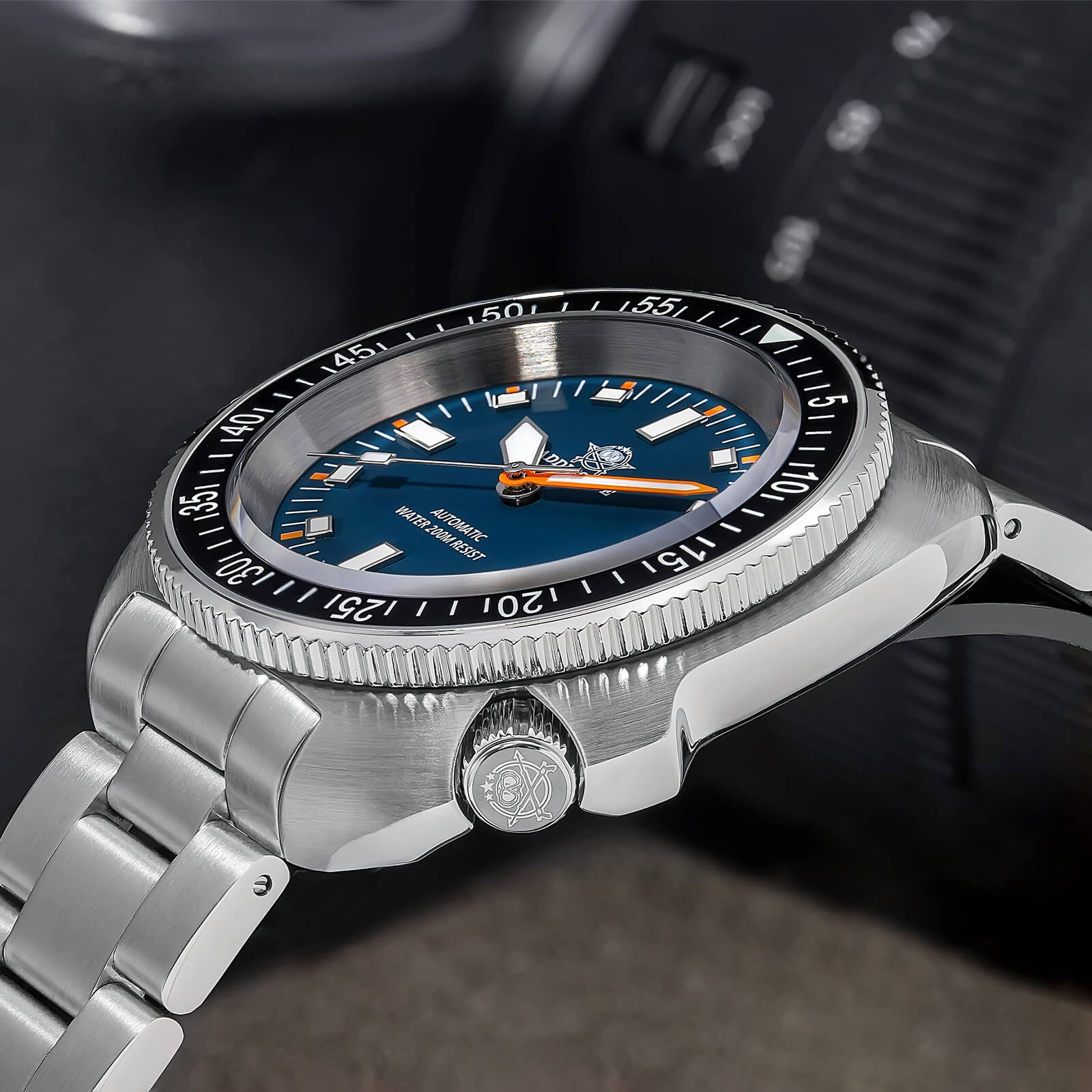 ★SuperDeals★ADDIESDIVE Retro Captain Willard Dive Watch AD2081