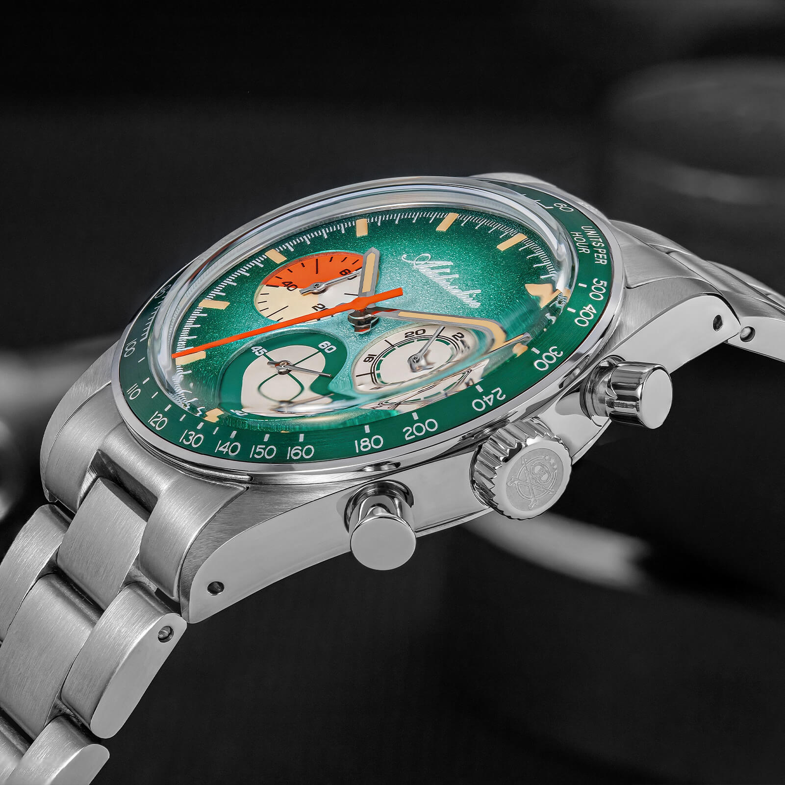 ★India Warehouse★ADDIESDIVE 37mm Luxury Quartz Chronograph Watch AD2551