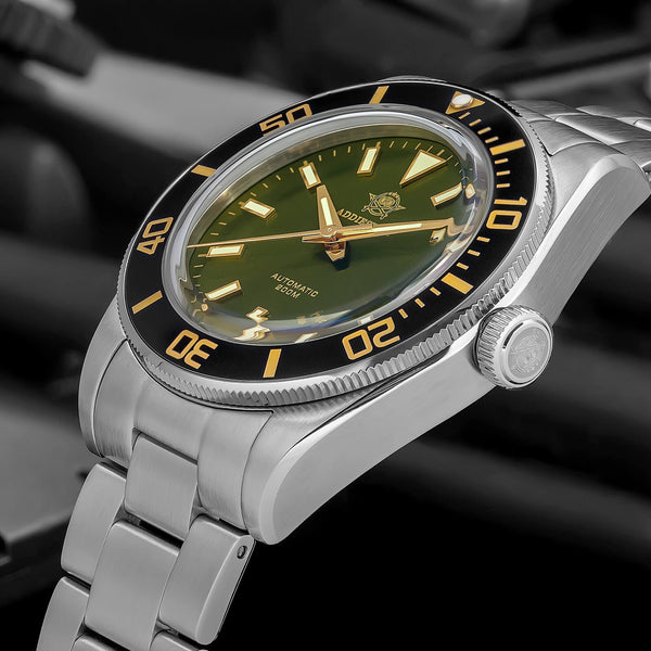 ★India Warehouse★Addiesdive Retro Sub 39mm NH35 Men Watch AD2084