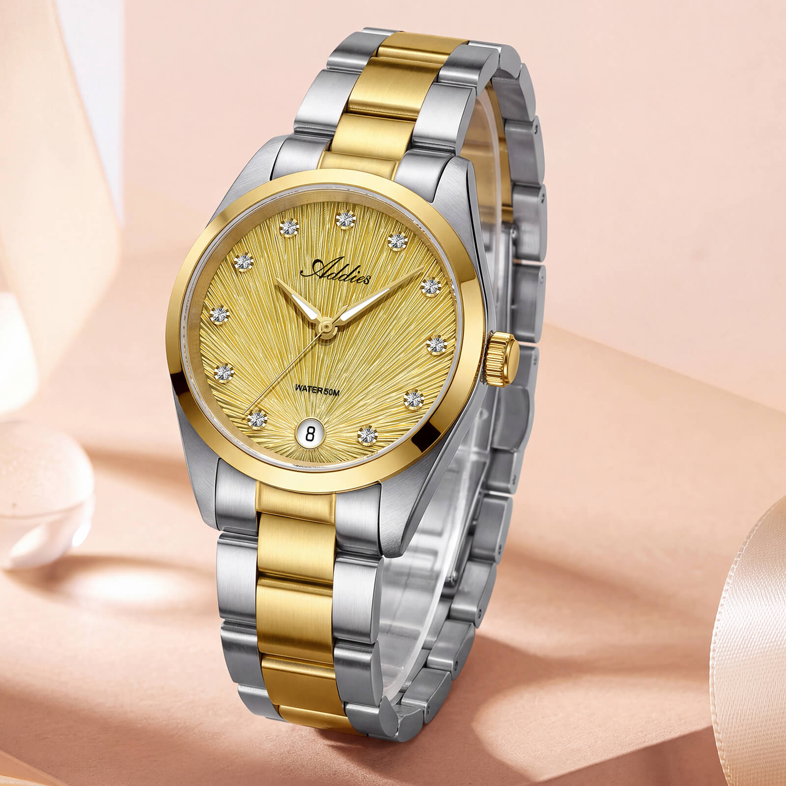 Addies Classic 31mm Sapphire Crystal Quartz Watch AW25916
