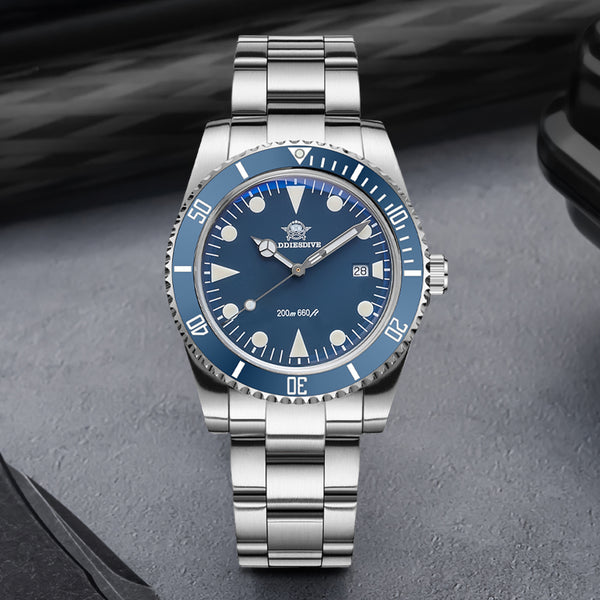 U.S. Warehouse -ADDIESDIVE 39mm Quartz Watch with Bi-directional Rotating Bezel AD2068