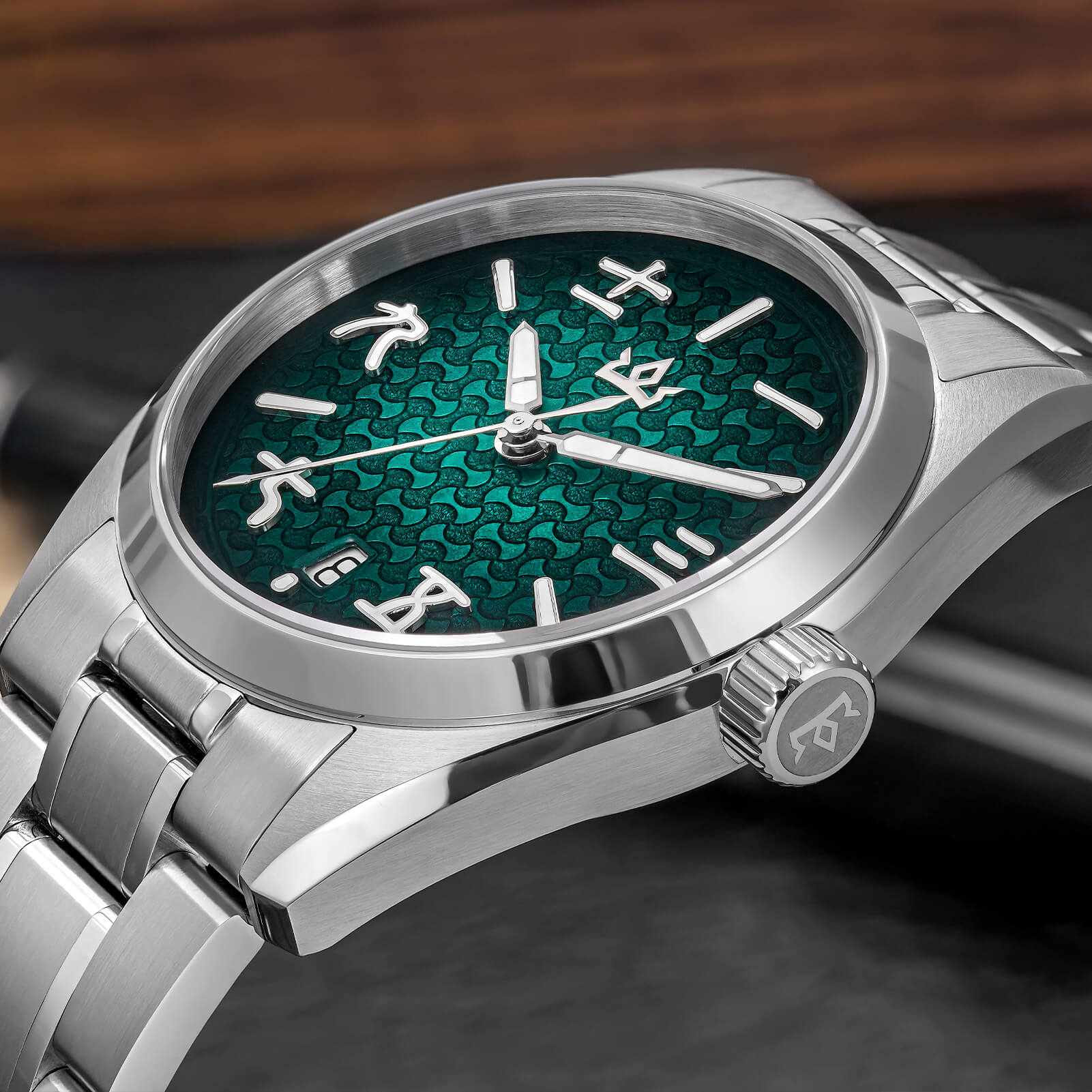 AddiesKIN 38mm Ingot Pattern Dial 9015 Automatic Watch K011