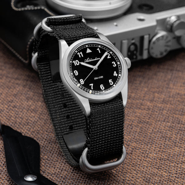 U.S. Warehouse -ADDIESDIVE 36mm VH31 Retro Pilot Field Watch AD2079