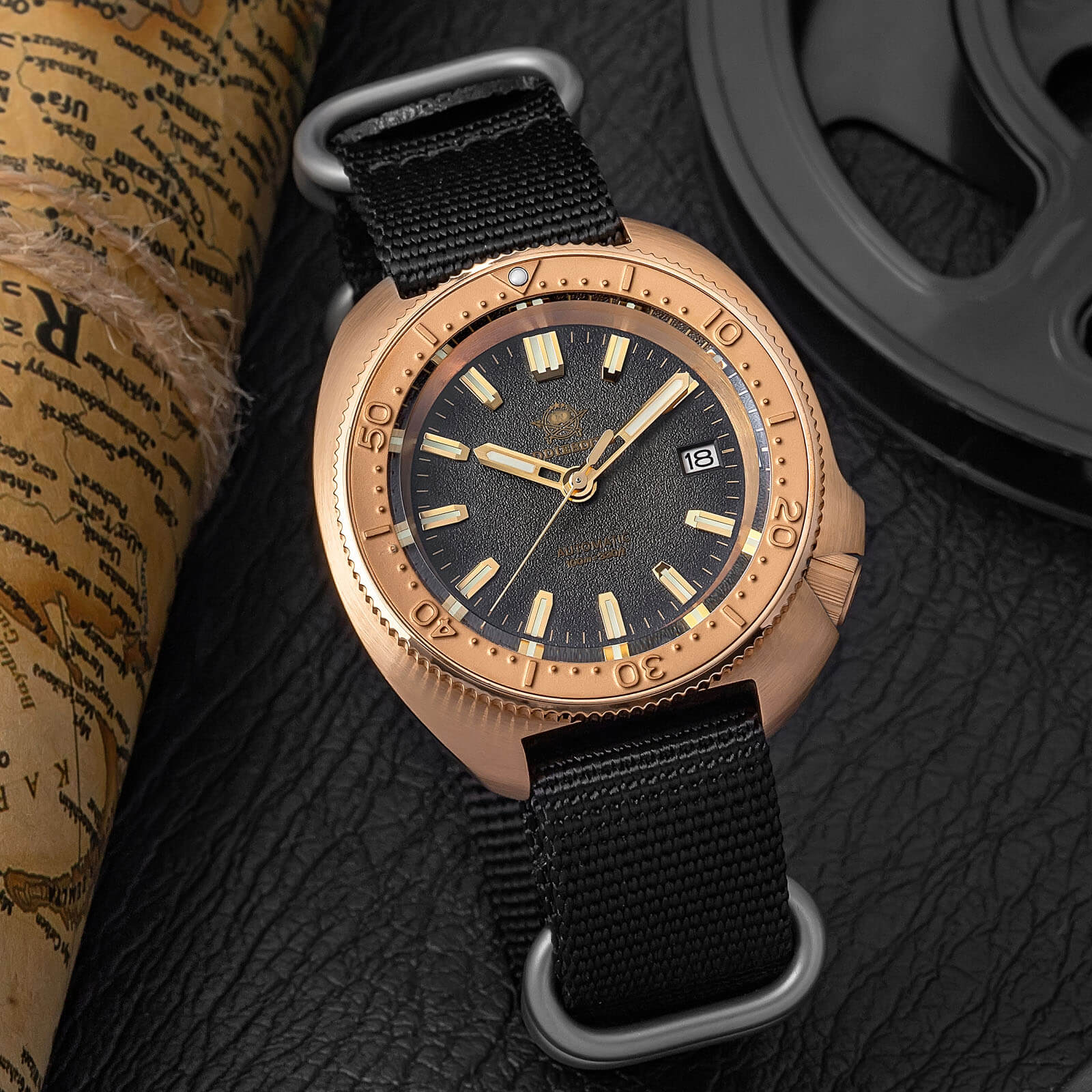 Addiesdive Bronze Captain Willard Automatic Watch AD2097
