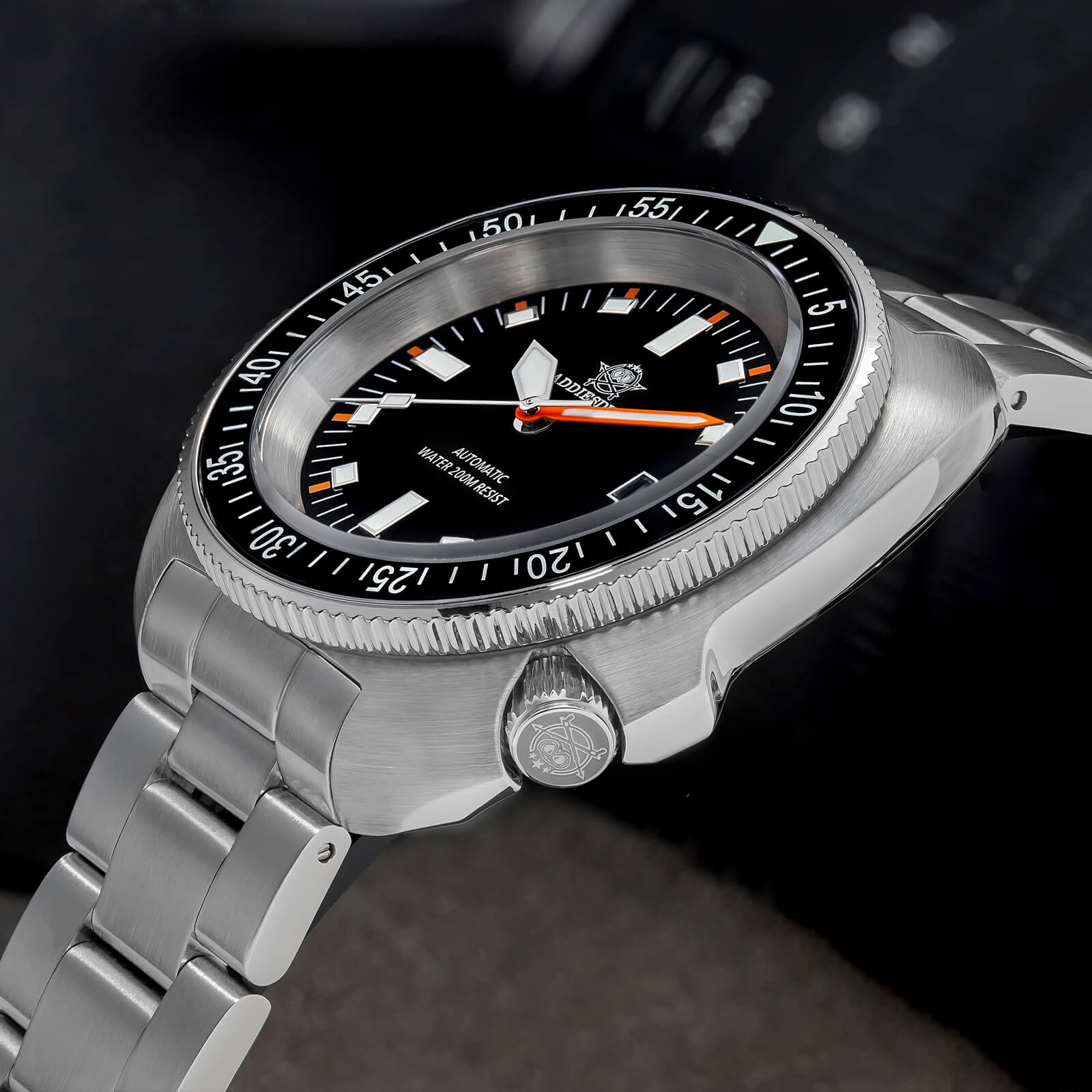★SuperDeals★ADDIESDIVE Retro Captain Willard Dive Watch AD2081