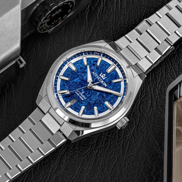 AddiesKIN 40mm Crystallized Titanium Dial Miyota 9015 Luxury Automatic Watch K006