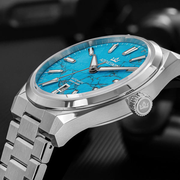 AddiesKIN 40mm Natural Stone Dial Miyota 9015 Luxury Automatic Watch K010