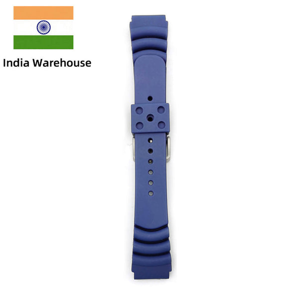 ★India Warehouse★ADDIESDIVE Silicone Watch Strap For Men Diver Watches Blue 22mm