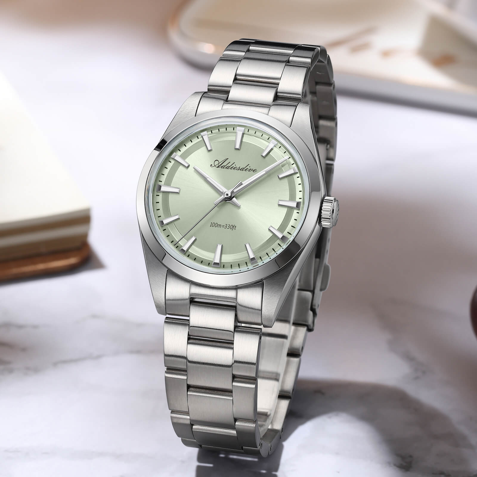 ★Flash Sale★ADDIESDIVE 36mm Luxury VH31 Quartz Watch AD2066 ...