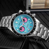 ADDIESDIVE 40mm VK64 Quartz Chronograph Eye Dial Watch AD2557