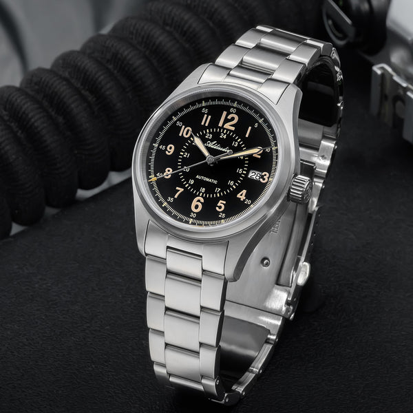 U.S. Warehouse -ADDIESDIVE 39mm Sapphire Crystal Automatic Watch Field Watch AD2074