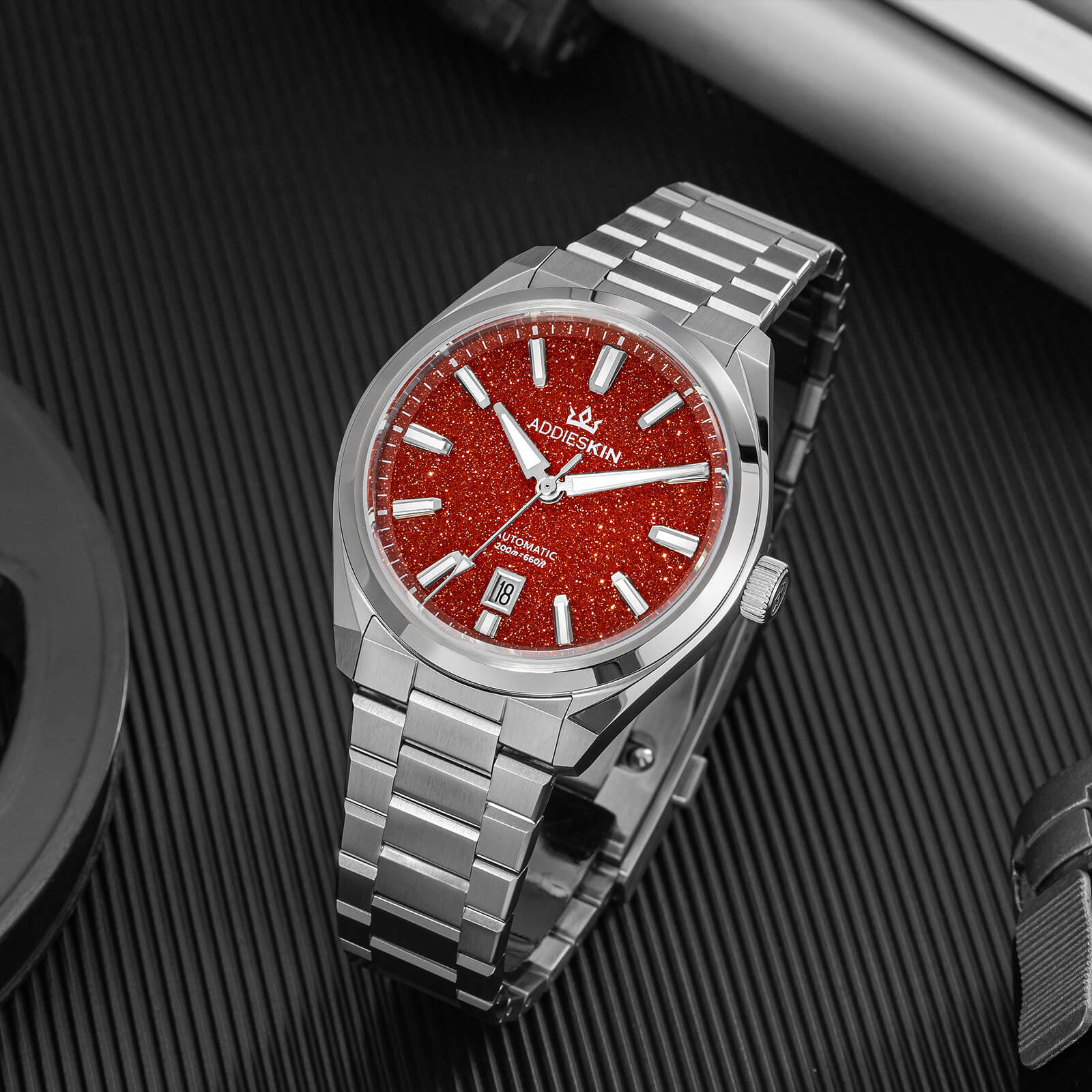 AddiesKIN 40mm Natural Stone Dial Miyota 9015 Luxury Automatic Watch K010