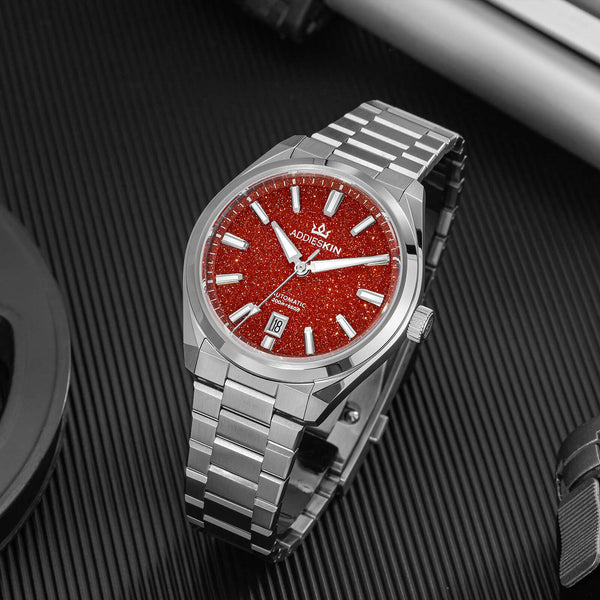 AddiesKIN 40mm Natural Stone Dial Miyota 9015 Luxury Automatic Watch K010