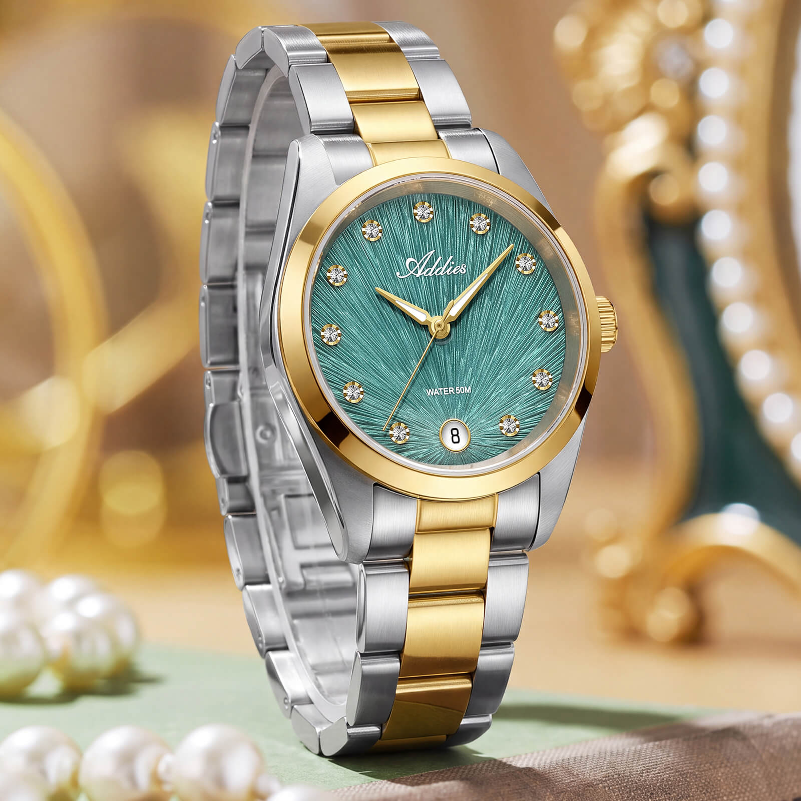 Addies Classic 31mm Sapphire Crystal Quartz Watch AW25916