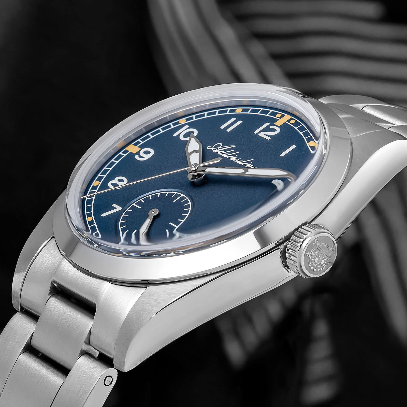 ★India Warehouse★ADDIESDIVE 36mm VH60 Vintage Pilot Watch（AD2099）