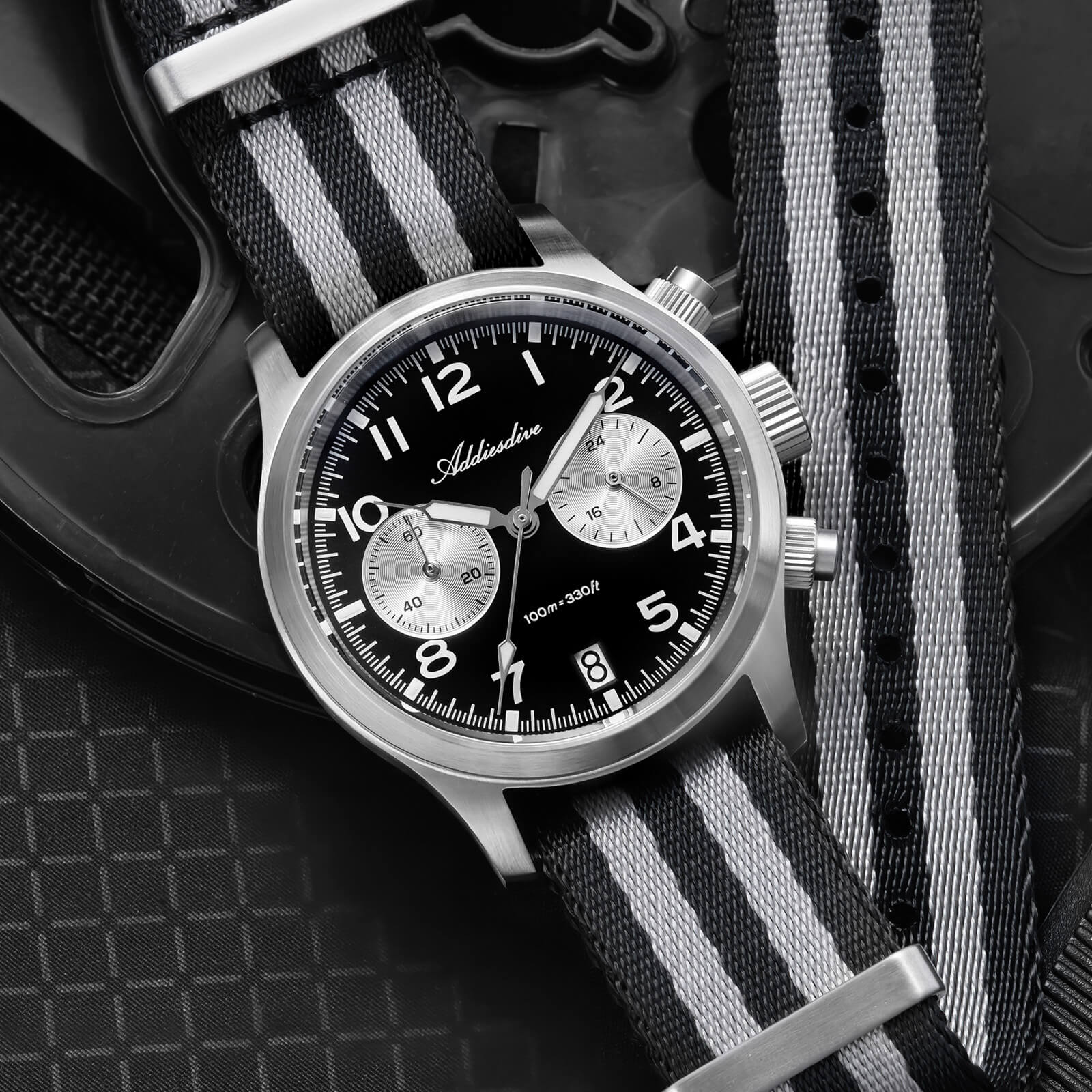 ★New Arrival★ADDIESDIVE 39mm VK64 Chronograph Watch AD2538