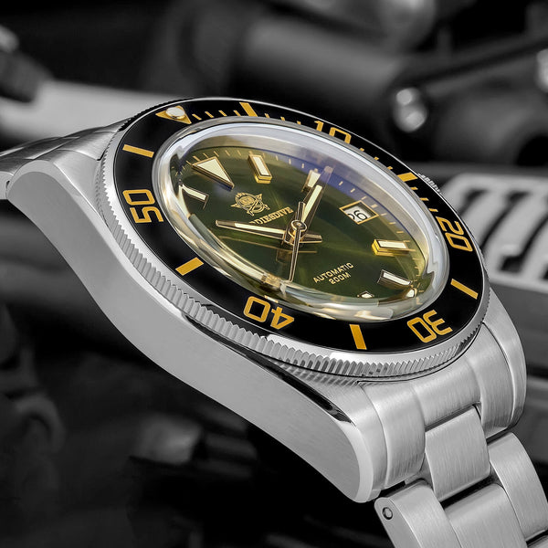 ★India Warehouse★Addiesdive Retro Sub 39mm NH35 Men Watch AD2084
