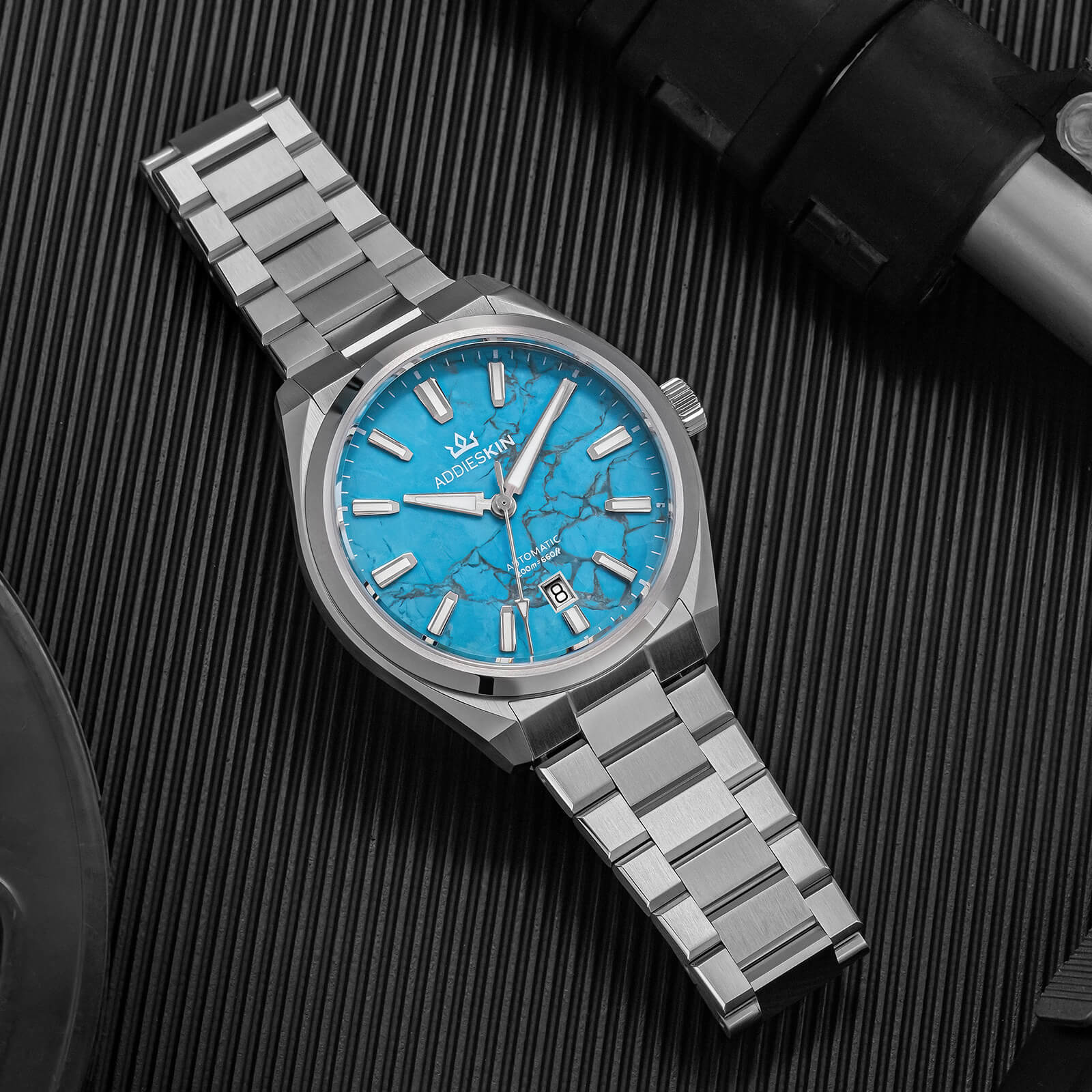 AddiesKIN 40mm Natural Stone Dial Miyota 9015 Luxury Automatic Watch K010
